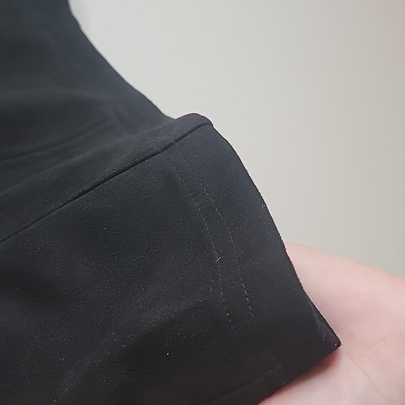 Wild Honey Faux Suede Seamed Mini Skirt in Black - Size MEDIUM - Picture 5 of 8